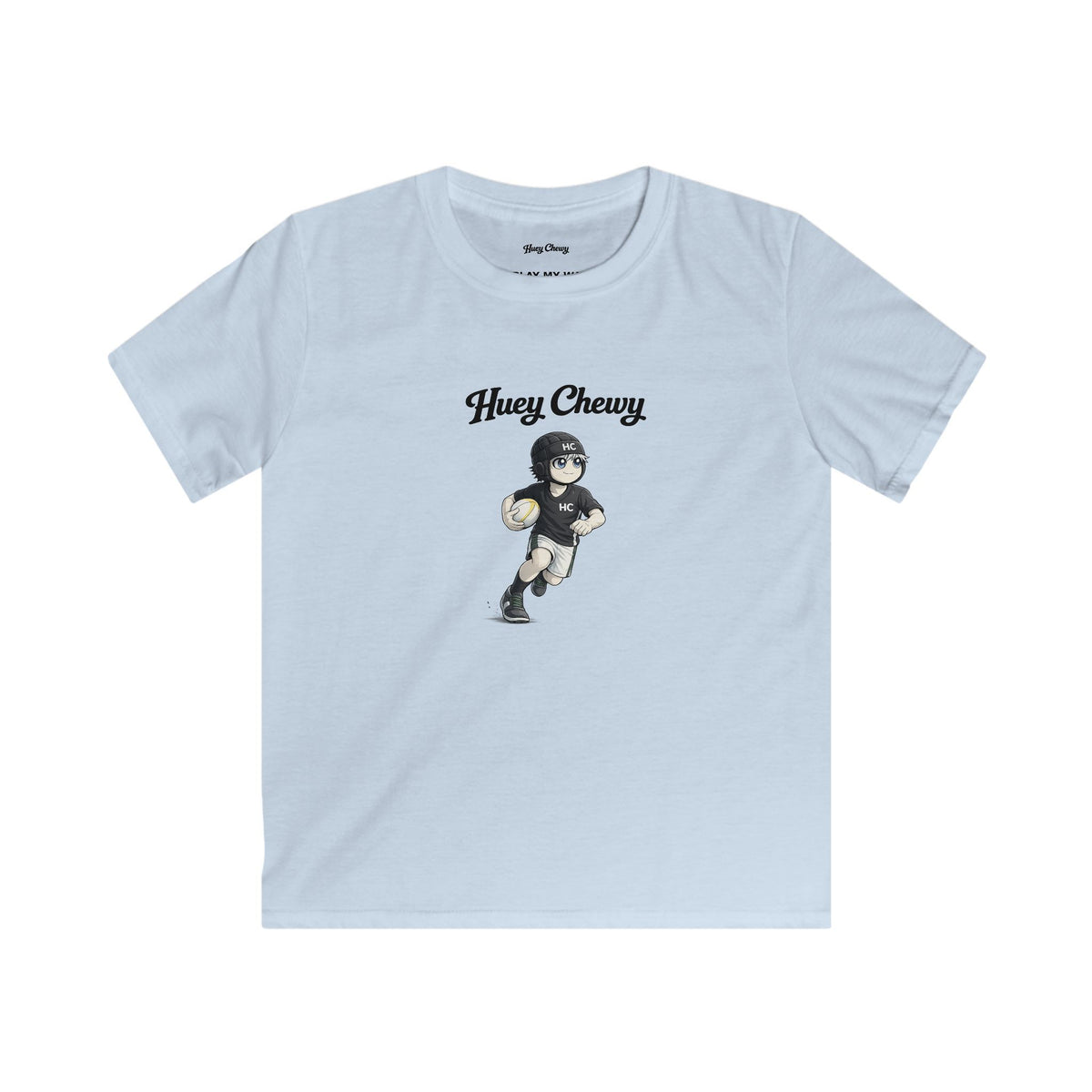 Huey Chewy Rugby Player | Kids Graphic Tee