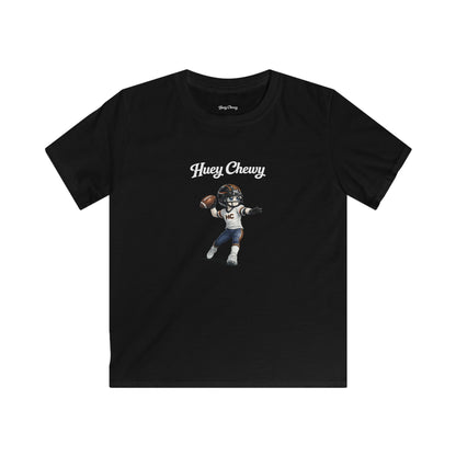 Huey Chewy American football player t-shirt in black - flat lay