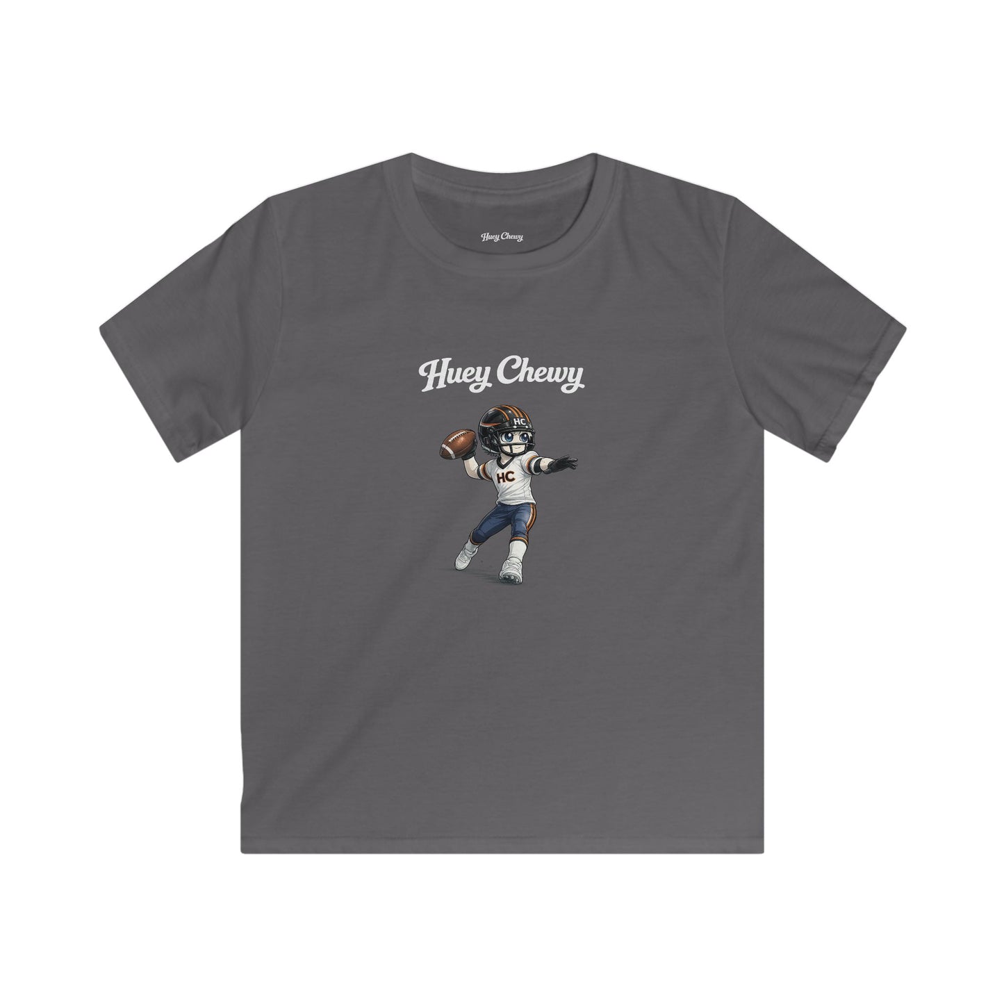 Huey Chewy American football player t-shirt in grey - flat lay
