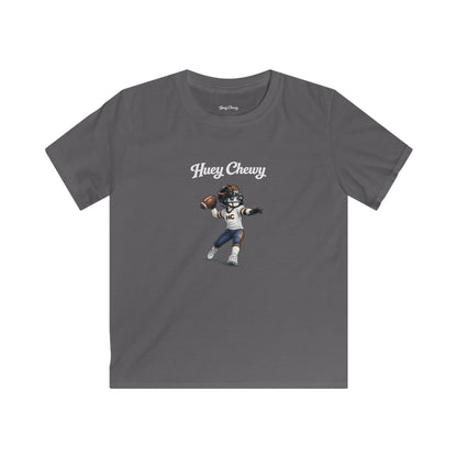 Huey Chewy American football player t-shirt in grey - flat lay
