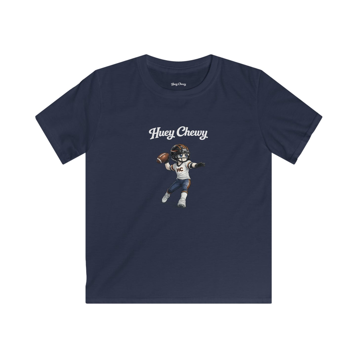 Huey Chewy American football player t-shirt in navy blue - flat lay