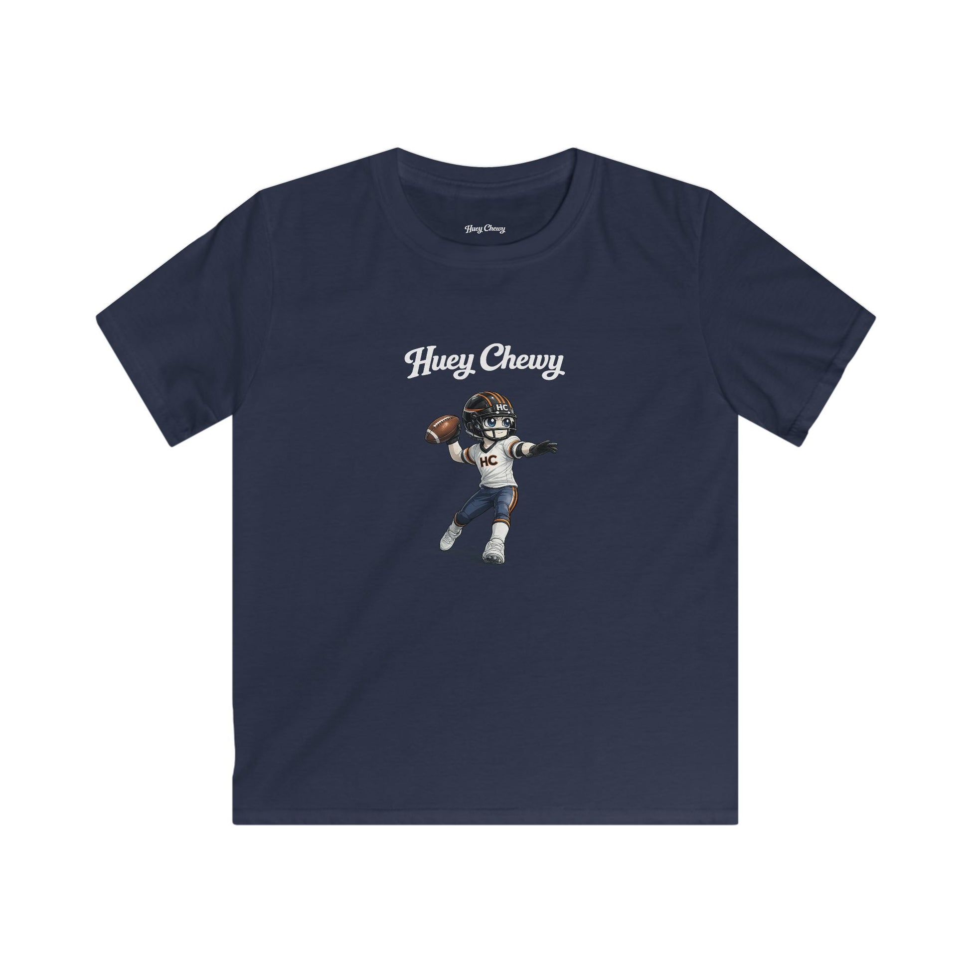 Huey Chewy American football player t-shirt in navy blue - flat lay