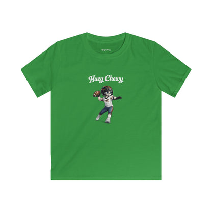 Huey Chewy American football player t-shirt in green - flat lay