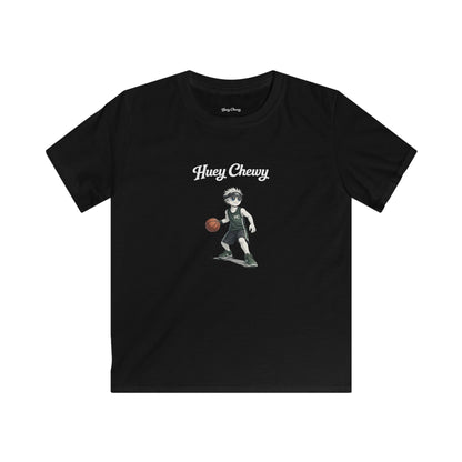 Huey Chewy basketball player t-shirt in black - flat lay