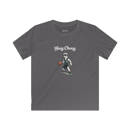 Huey Chewy basketball player t-shirt in grey - flat lay