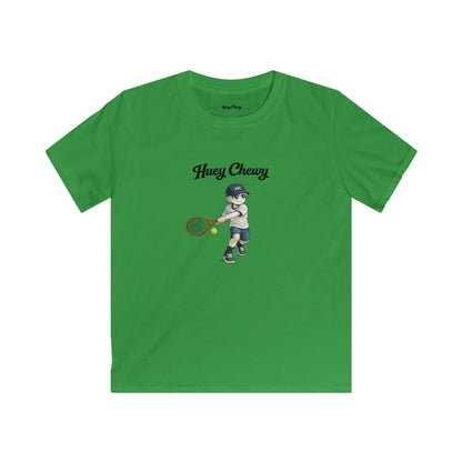 Huey Chewy tennis player t-shirt in green - flat lay