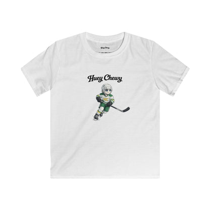 Huey Chewy ice-hockey player t-shirt in white - flat lay