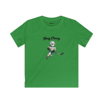 Huey Chewy ice-hockey player t-shirt in green - flat lay