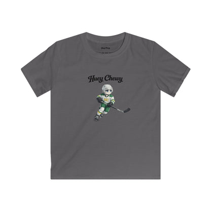 Huey Chewy ice-hockey player t-shirt in grey - flat lay