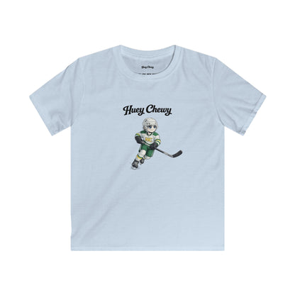 Huey Chewy ice-hockey player t-shirt in light blue - flat lay
