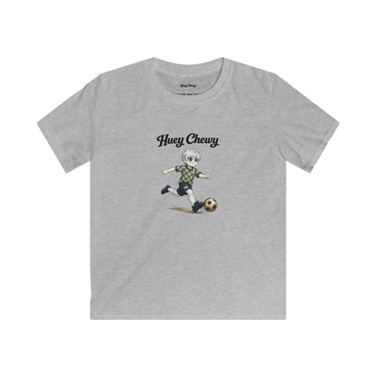Huey Chewy football player t-shirt in light grey - flat lay