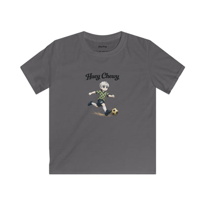 Huey Chewy football player t-shirt in dark grey - flat lay