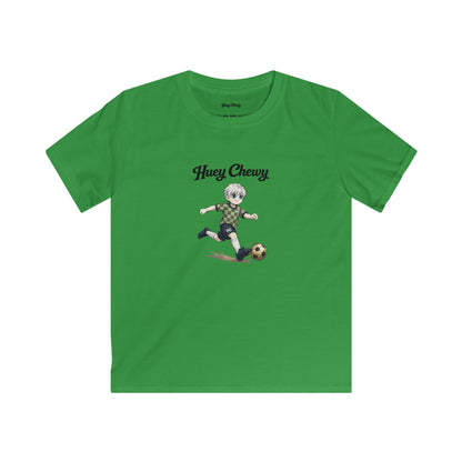 Huey Chewy football player t-shirt in green - flat lay