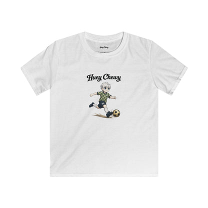 Huey Chewy football player t-shirt in white - flat lay