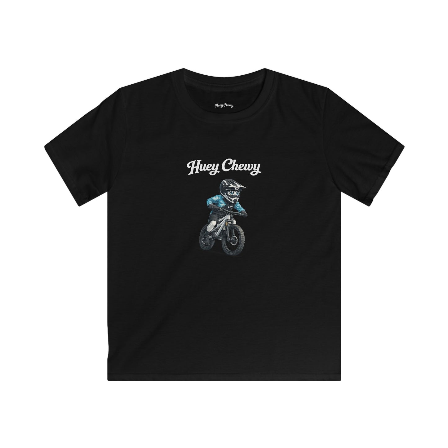 Huey Chewy Water Polo Player t-shirt in black - flat lay