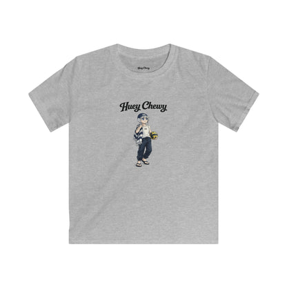 Huey Chewy water polo player t-shirt in grey - flat lay