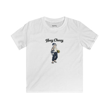 Huey Chewy water polo player t-shirt in white - flat lay