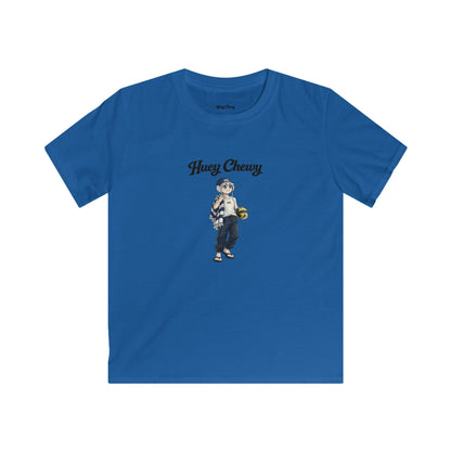 Huey Chewy water polo player t-shirt in blue - flat lay