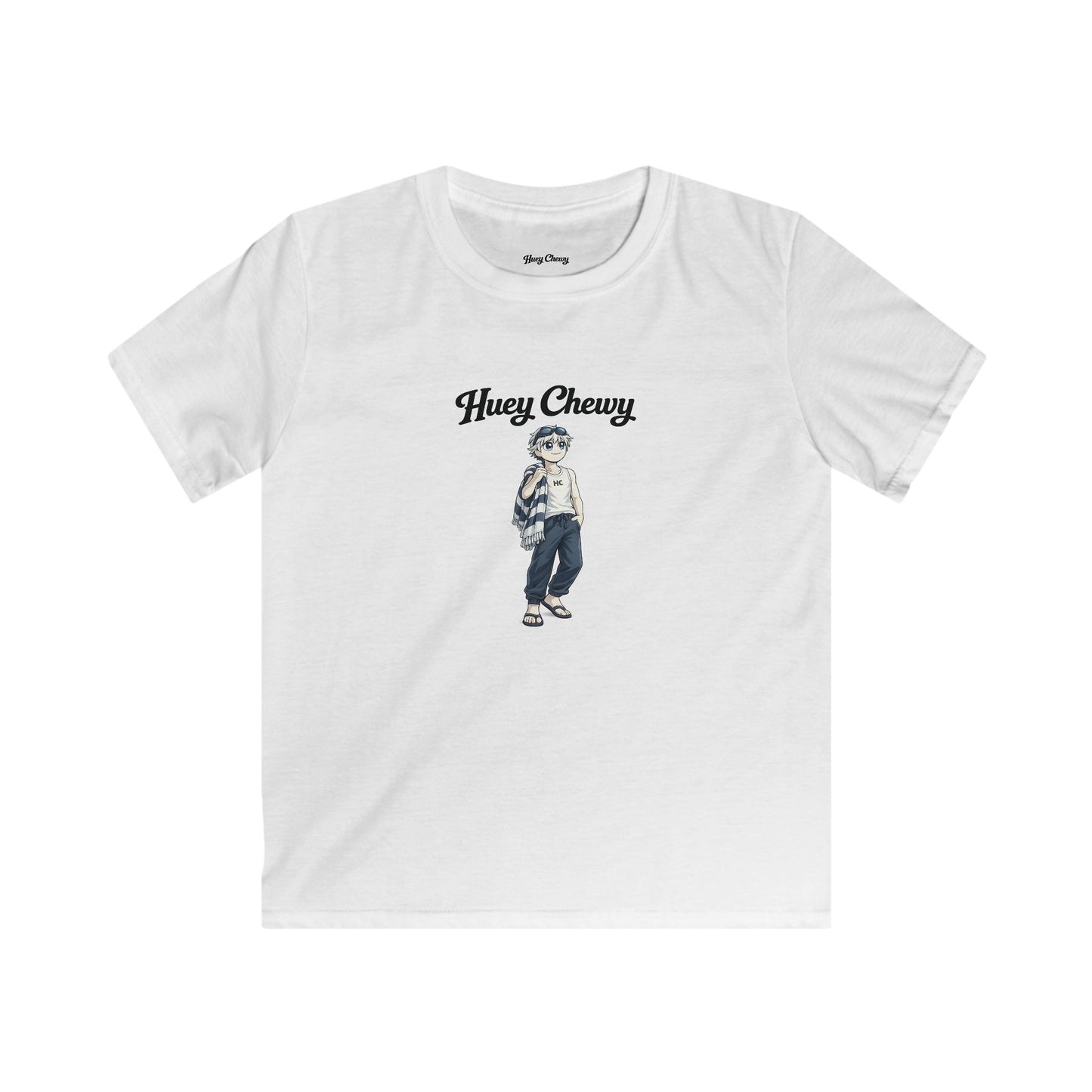 Huey Chewy swimmer t-shirt in white - flat lay