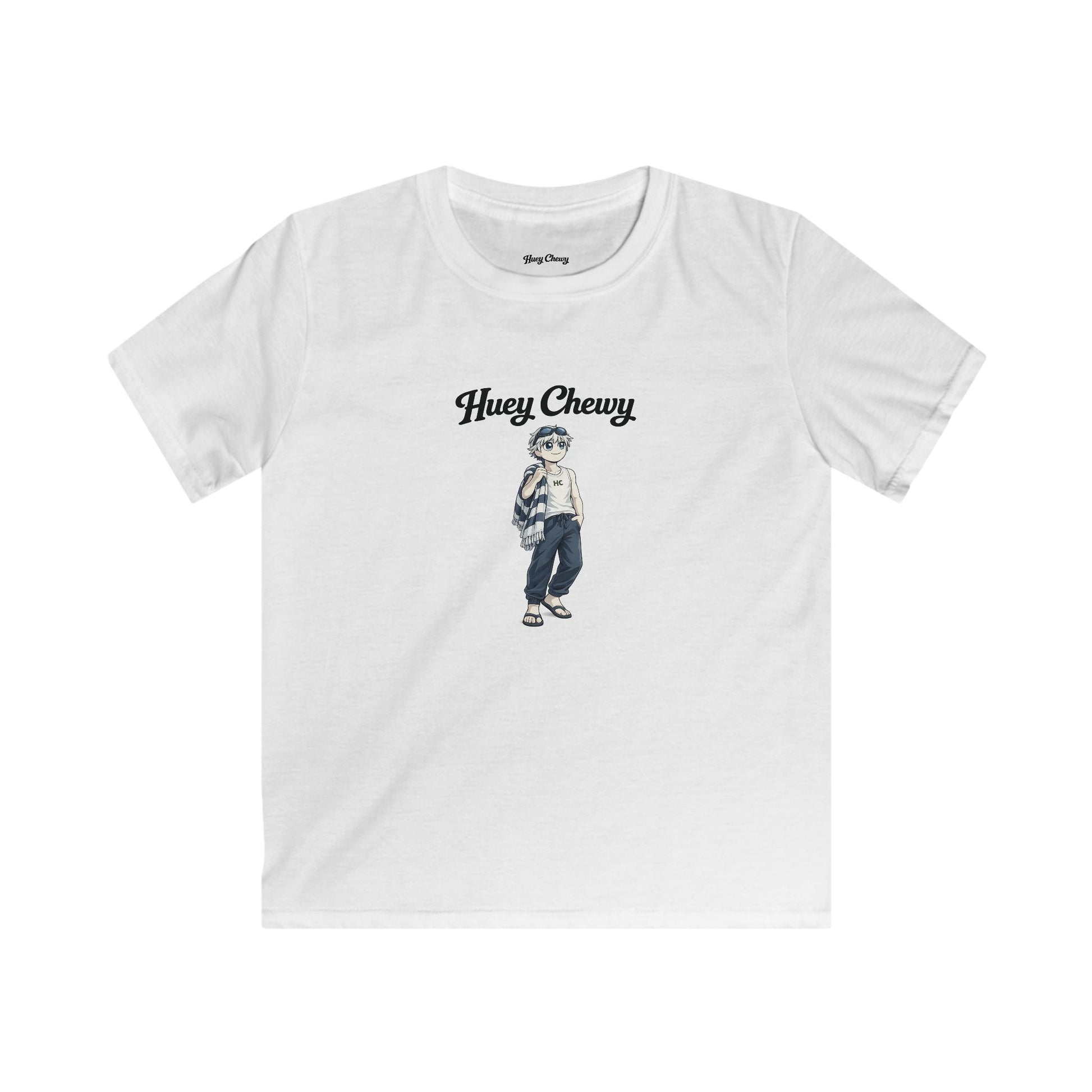 Huey Chewy swimmer t-shirt in white - flat lay