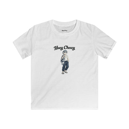 Huey Chewy swimmer t-shirt in white - flat lay