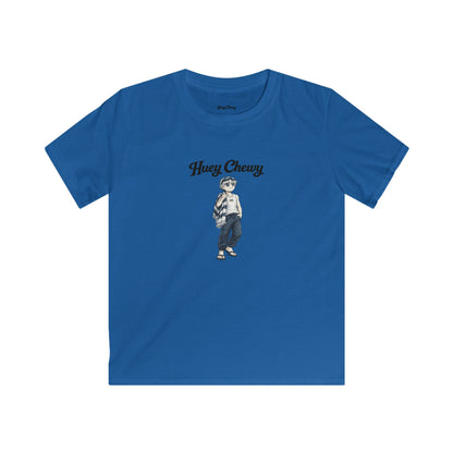 Huey Chewy swimmer t-shirt in blue - flat lay