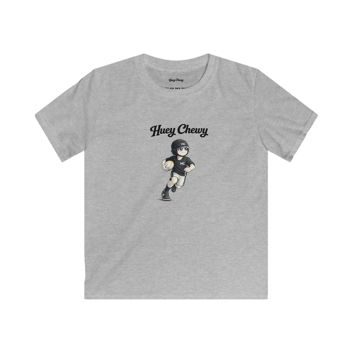 Huey Chewy Rugby Player | Kids Graphic Tee